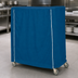 Thumbnail image #4 for Metro Mariner Blue Uncoated Nylon Cart Cover for 48 x 18 x 54 Inch Queen Mary and Banquet Carts