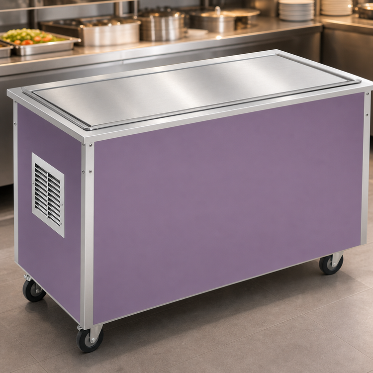 Product image #4 for Vollrath 4-Series Signature Server Stainless Steel Countertop Frost Top Station, 46 x 28 x 27 Inches