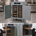 Thumbnail image #4 for Metro C5 8 Series Half-Height Pass-Thru Controlled Temperature Holding Cabinet with Combination Doors, Touch Screen Controls, 8 Full-Size Sheet Pan Capacity