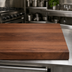 Thumbnail image #4 for John Boos Boos Block 48 x 42 Inch American Black Walnut Edge Grain Kitchen Countertop with Penetrating Oil Finish