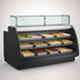 Thumbnail image #4 for Structural Concepts Fusion® Open Curved Preparation/Self-Service Refrigerated Display Case with Rear Storage, Remote DX, 123-1/4 Inch Wide