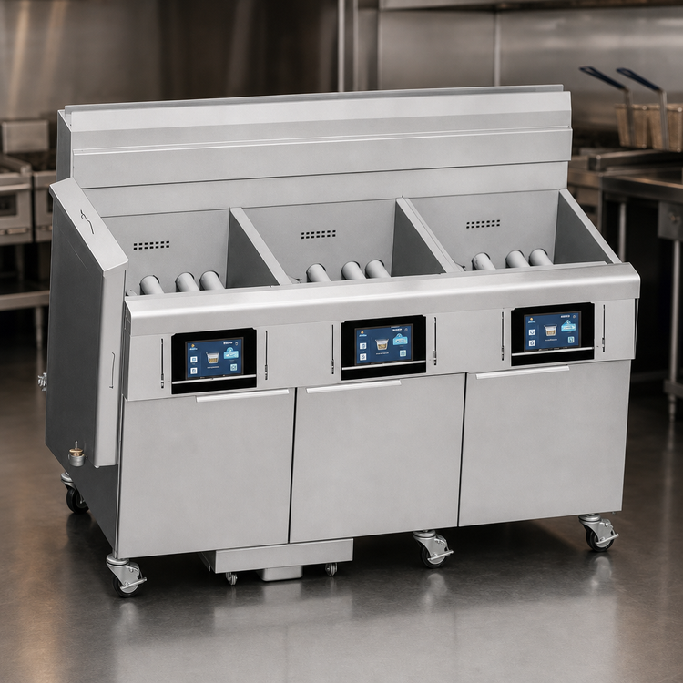 Product image #4 for Frymaster Dean FilterQuick 60 Series I Oil-Conserving Gas Fryer with Built-In Automatic Filtration, 63 lb Capacity