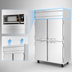 Thumbnail image #4 for Beverage-Air Cross Temp Top-Mount Two-Section Convertible Reach-In Refrigerator/Freezer with Half Solid Doors