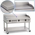 Thumbnail image #4 for Imperial (Middleby) Pro Series PSG36 36-Inch Gas Countertop Griddle, 1-Inch Smooth Plate, 90,000 BTU
