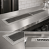 Thumbnail image #4 for BK Resources 18-Inch Flush Mount Urn Trough with Removable Drip Plate