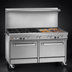 Thumbnail image #4 for Southbend Ultimate 60-Inch Gas Restaurant Range with 4 Pyromax Burners, 24-Inch Griddle, and 2 Standard Ovens