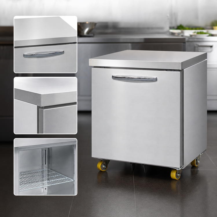 Product image #4 for Continental SWF27N-U 27-Inch Undercounter Single-Section Freezer — 7.4 cu ft, R-290