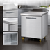 Thumbnail image #4 for Continental SWF27N-U 27-Inch Undercounter Single-Section Freezer — 7.4 cu ft, R-290