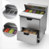 Thumbnail image #5 for Beverage-Air SPED27HC 27-Inch One-Section Sandwich Top Refrigerated Prep Table with 2 Drawers