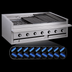 Thumbnail image #4 for Bakers Pride Dante Series 60-Inch Low-Profile Countertop Radiant Gas Charbroiler