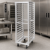 Thumbnail image #4 for Metro Pass-Thru Roll-In Aluminum Refrigerator Rack for 36 18 x 26 Sheet Pans