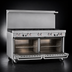 Thumbnail image #4 for Southbend S-Series 60-Inch Gas Restaurant Range with 10 Open Burners and 2 Standard Ovens