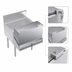 Thumbnail image #4 for Krowne Royal Series Double Speed Rail Locking Cover, 22-Inch Wide, Stainless Steel