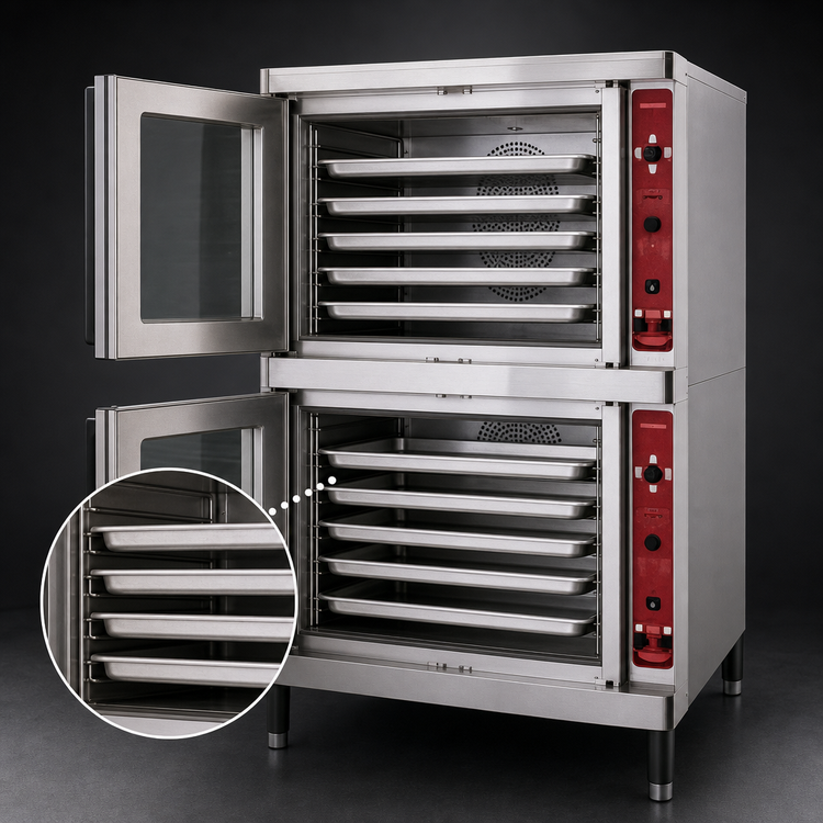 Product image #4 for Blodgett Premium Series MARK V-100 DBL Double-Deck Full-Size Standard Depth Electric Convection Oven