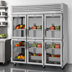 Thumbnail image #4 for Turbo Air PRO Series Three-Section Glass Half-Door Reach-In Refrigerator, 75.2 Cu. Ft.