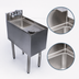 Thumbnail image #4 for CHOICE 12-Inch Wide Freestanding Stainless Steel Underbar Mixology Unit
