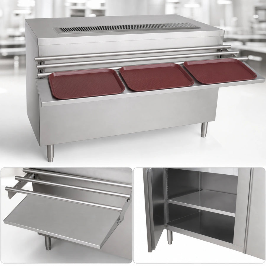 Drop Shelf for Serving Trays
