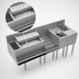 Thumbnail image #4 for 72-Inch Underbar Hand and Dump Sink Workstation with Elixir Well, Ice Bin, Liquor, Tool Caddy, and Cabinet Below