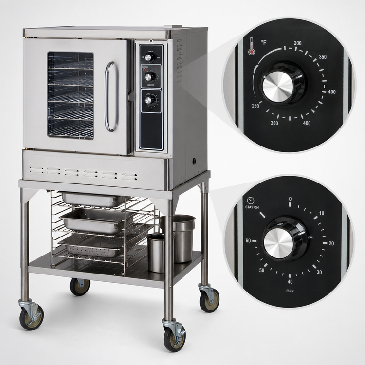 Product image #4 for Blodgett Premium Series DFG-50 Half-Size Dual Flow Gas Convection Oven Base