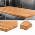 Thumbnail image #4 for Appalachian Red Oak Blended Rails Edge Grain Island Countertop, 72 x 30 x 1-1/2 Inches, Penetrating Oil Finish
