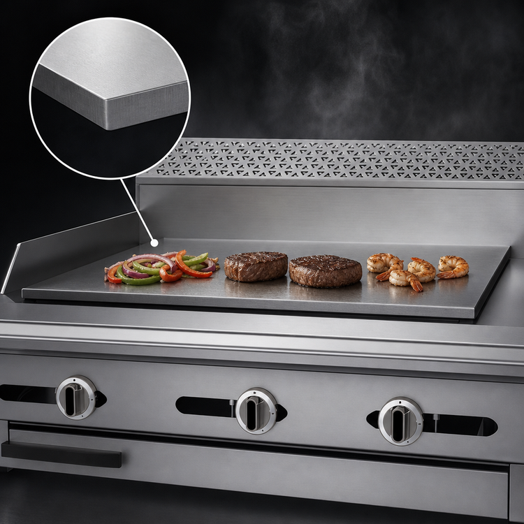 Product image #4 for Garland Cuisine Series 36-Inch Natural Gas Plancha Griddle, Modular Top, 5/8-Inch Steel Plate, Hi-Lo Manual Controls