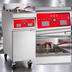 Thumbnail image #5 for Vulcan 1ER50C Heavy Duty Free Standing Electric Deep Fat Fryer, 50 lb Capacity, Computer Controls