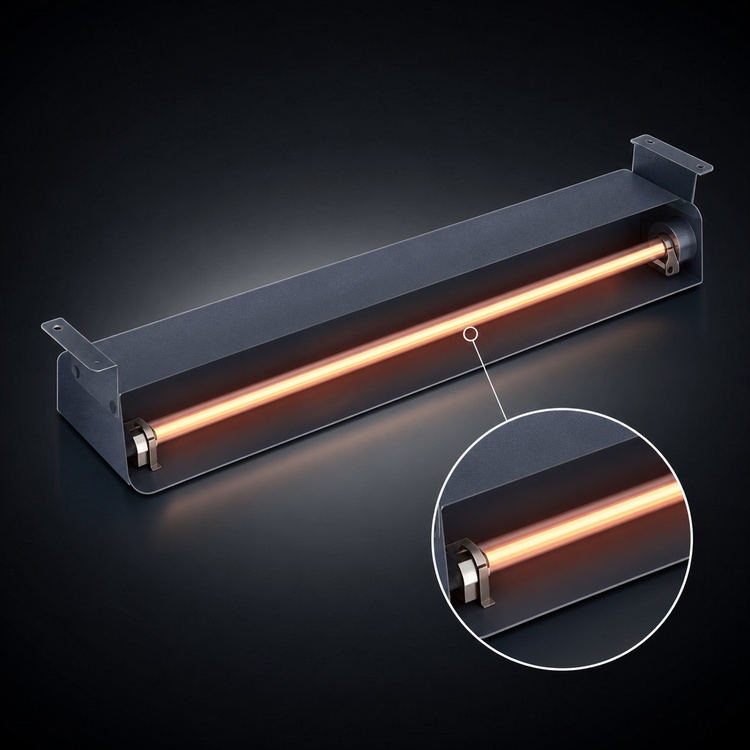 Product image #4 for Hatco Glo-Ray Narrow Max 60-Inch Unlighted Infrared Strip Heater