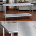 Thumbnail image #4 for Duke Manufacturing 84-Inch x 24-Inch Stainless Steel Work Table with Galvanized Undershelf