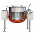 Thumbnail image #4 for Crown DLT-40TC 40 Gallon Direct Steam 2/3 Jacketed Tilting Kettle with Twin Console Base