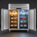 Thumbnail image #5 for Victory UltraSpec HRS-2D-S1-EW-PT-HD-HC Extra Wide Pass-Thru Dual Temp Warmer/Refrigerator