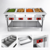 Thumbnail image #4 for CookRite 58-Inch Wide 4-Well Electric Steam Table with Dry or Wet Heat