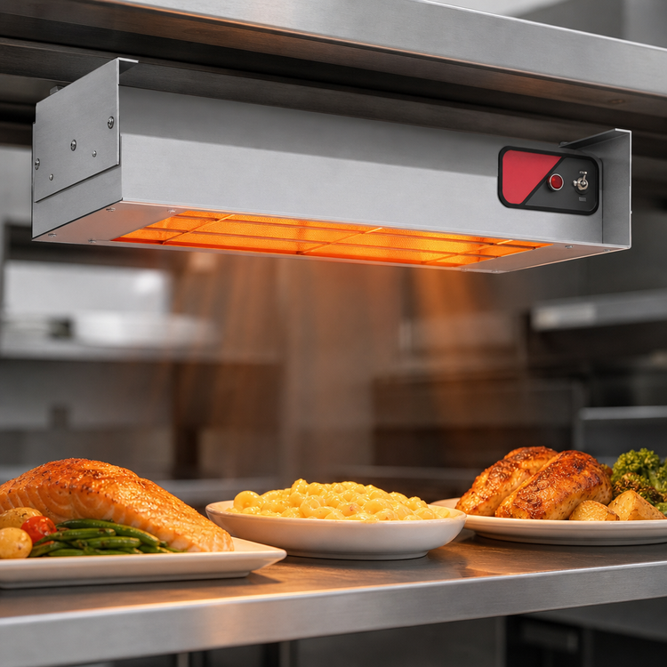 Product image #4 for Nemco 24-Inch Dual Lighted Infrared Strip Heater, 208V