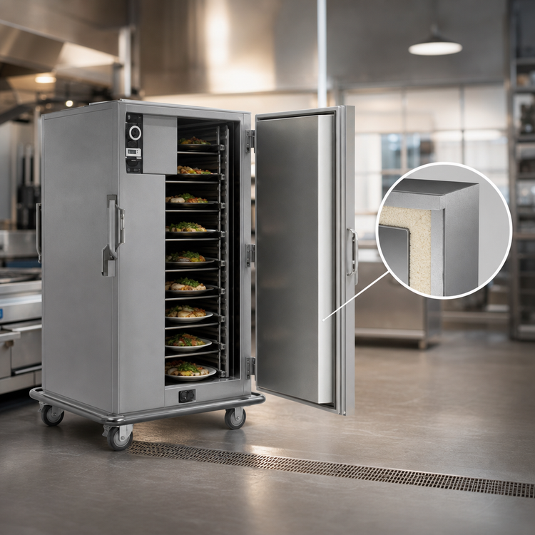 Product image #4 for Metro MBQ-120-QH Heated Banquet Cabinet, Single Door, 120 Covered Plate Capacity