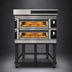 Thumbnail image #4 for Moretti Forni serieS Evolution S100E 2-Deck Modular Electric Pizza Deck Oven with Stand