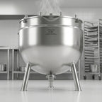 Thumbnail image #3 for Crown DP-80F 80 Gallon Direct Steam Full Jacketed Stationary Kettle
