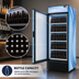 Thumbnail image #4 for Fogel Vertical Beer Froster, 1-Section, 18 Cu. Ft., Solid Hinged Door, Bottom-Mount Self-Contained Refrigeration