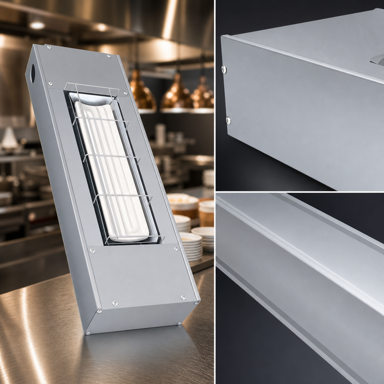 Product image #4 for Hatco Ultra-Glo 24-Inch 750-Watt High-Watt Unlighted Infrared Strip Heater with Aluminum Housing