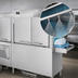 Thumbnail image #4 for Champion 66 PRO-FF 66-Inch Electric Front Feed High Temperature Rack Conveyor Dishwasher with Prewash