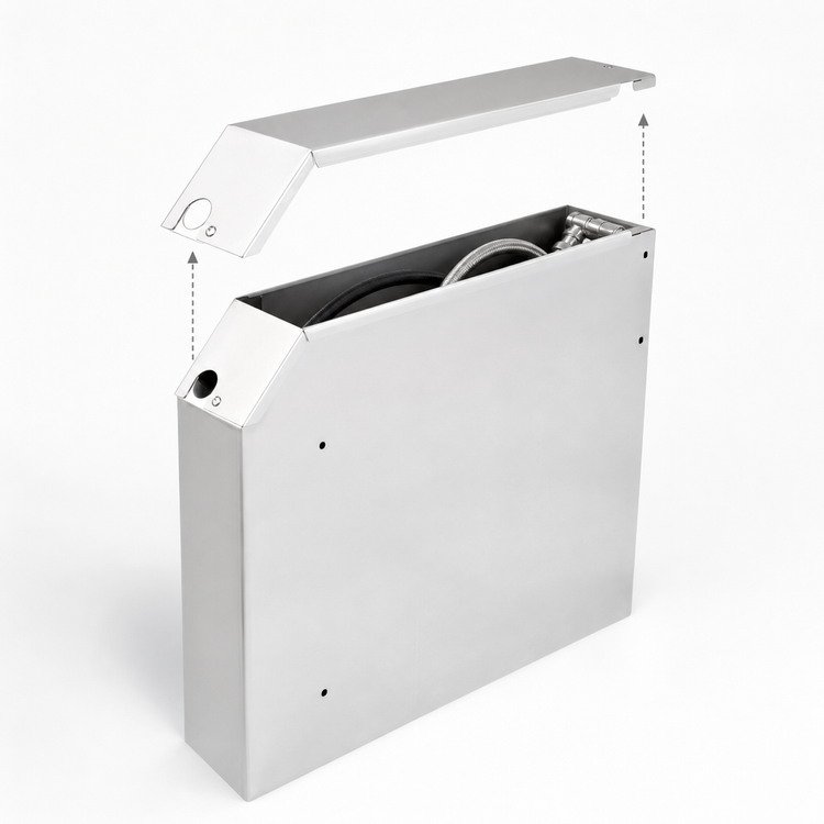 Product image #5 for John Boos Underbar Soda Gun Chase Filler, 4 x 18 x 17 Inches, 18/300 Stainless Steel