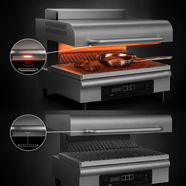 Product image #4 for Hatco SAL-1-208 Countertop Electric Salamander Broiler, Flat, 208V