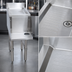 Thumbnail image #4 for 18-Inch Stainless Steel Underbar Mixing Station with Drainboard and Blender Shelf