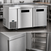 Thumbnail image #4 for Hoshizaki Steelheart 60-Inch Two-Section Undercounter Freezer with Solid Doors