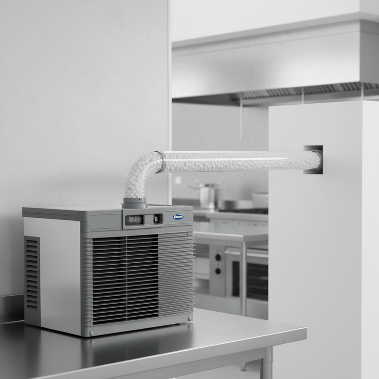 Product image #3 for Follett Horizon Elite C1410A Self-Contained Air-Cooled Chewblet Ice Machine - 1466 lb Daily Production