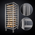 Thumbnail image #4 for Baxter Stainless Steel Single Side Load Rack for Double Rack Oven, 10 Slides