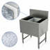Thumbnail image #4 for Advance Tabco Prestige Supreme 30-Inch Wide Stainless Steel Bar Ice Bin, No Cold Plate, 89 lb Capacity