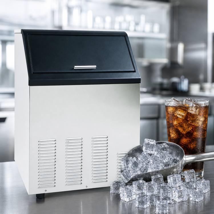 Product image #4 for Maxx Ice MIM120 Self-Contained Air-Cooled Full Dice Ice Maker With 35 lb Bin
