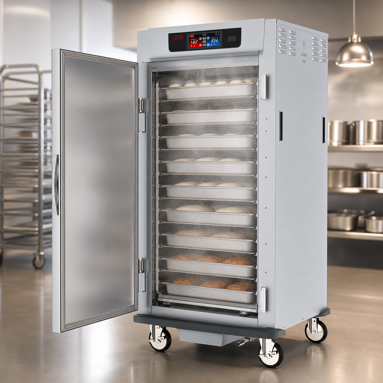 Product image #4 for Metro C5 9 Series Controlled Humidity Heated Holding and Proofing Cabinet, 3/4 Height, Mobile, Solid Door, 29-Pan Capacity, 120V