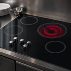 Thumbnail image #4 for Summit Commercial CR5B36MB Built-In 5-Element Radiant Electric Cooktop with Black Ceramic Glass and Manual Controls