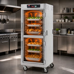 Thumbnail image #4 for Metro C5 C589-SDS-U Full-Height Heated Holding Cabinet, Solid Dutch Doors, 17 Sheet Pan Capacity, Touchscreen, Mobile
