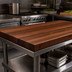 Thumbnail image #4 for John Boos Boos Block American Black Walnut Edge Grain Kitchen Countertop, 48-Inch x 27-Inch x 3-Inch, Penetrating Oil Finish